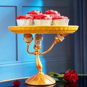 Disney Parks Beauty and the Beast Lumiere Cake Stand